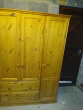 His and Hers Pine Wardrobes