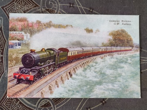 Gwr postcard cornish riviera - postcard,