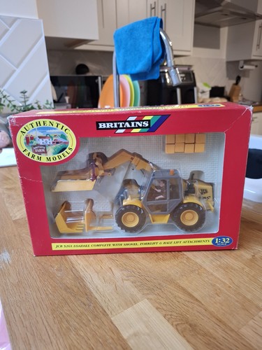 Britains farm toys jcb 526s - farm,