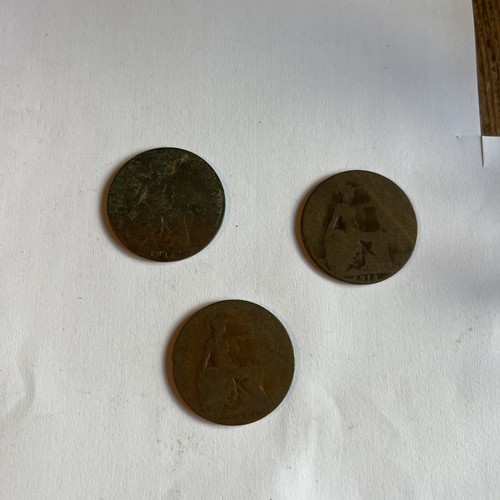 1918 1916 1913 half penny - half,