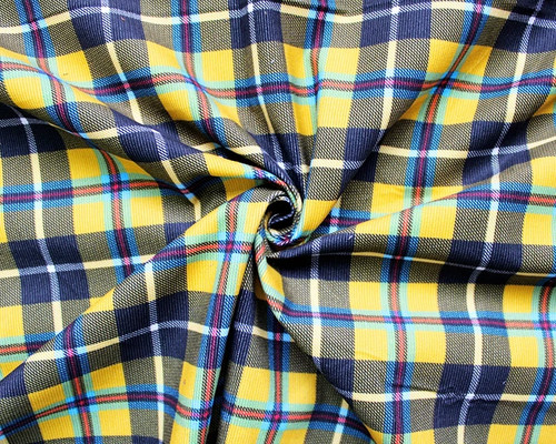 Cornish tartan cotton fabric - tartan,