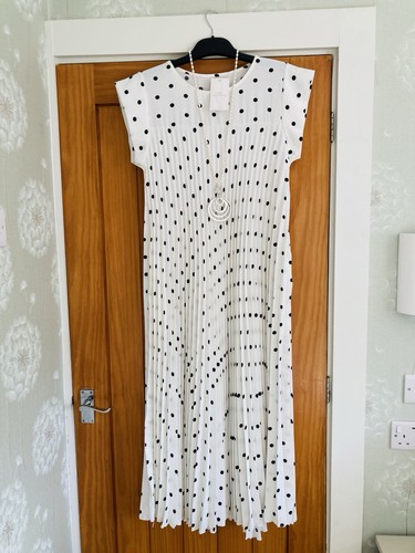 Long pleated white - long,