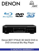 Denon BDT-1713UD 3D SACD DVD-A DVD Universal Blu-Ray Player