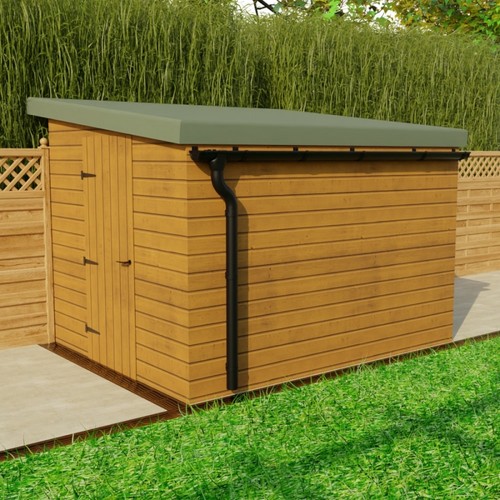 Galeco steel gutter small - galeco, shed