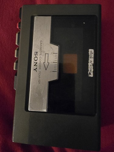 Vintage sony tcm 313 - sony, cassette-