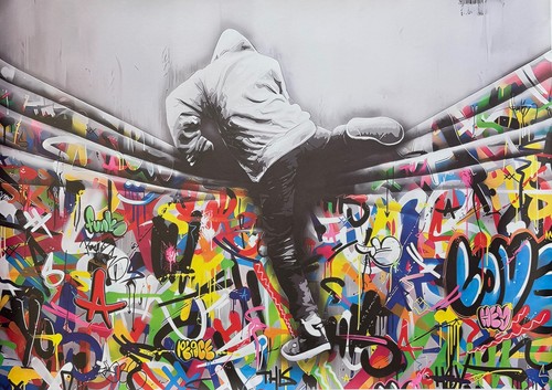 Banksy graffiti art wall - banksy,