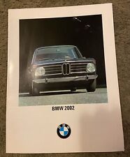 BMW 2002 Brochure Manual Parts Turbo Sales 1960s 1969 TURBO Tii 3.0 M3