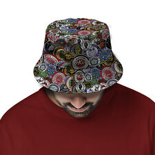 Northern Soul Patches - Bucket Hat Fashion Sun Cap Outdoor Fisherman Hat Unisex