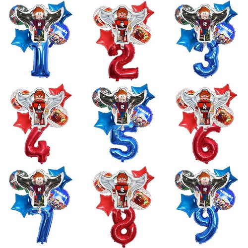 6pcs gaming age number kids - age,