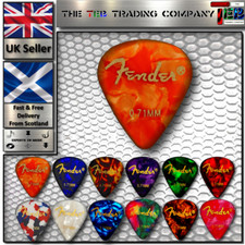Fender Guitar Pick Plectrum 0.71mm x 12 For Acoustic/Electric/Bass UK Seller