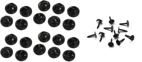 Sets badge pins backs - 20, &