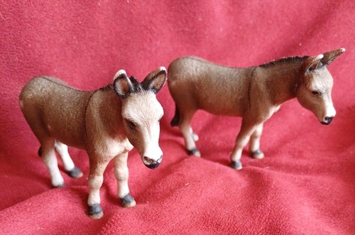 Schleich brown grey donkey - brown/grey,