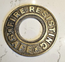 Vintage Brass Fire Resisting