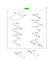 KAWASAKI klx110 klx125 kx250 ksf450  TOOL KIT 56007-0078 Genuine JDM