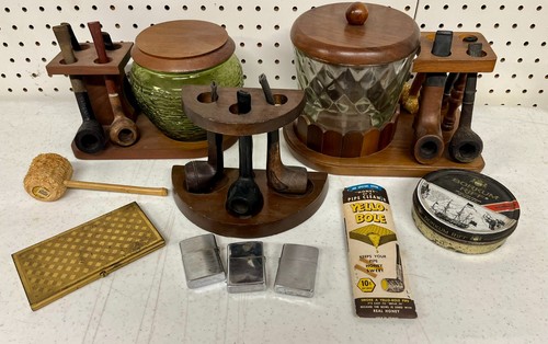 Vintage estate smoking pipes - vintage,