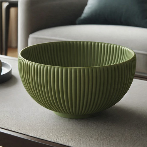 Round ribbed design - round,
