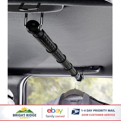 Telescoping car clothes hanger - car,
