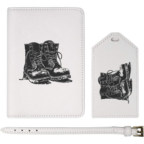 Old work boots passport - 'old,