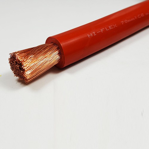 Flex red battery cable - hi-flex,