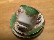 Paragon Rockingham ( Green ) 1 Tea Trio. 1 Tea Cup, 1 Saucer, 1 Side Plate.