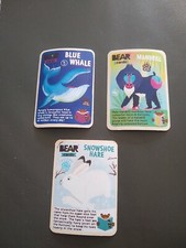BEAR YOYO ANIMAL CARDS INCLUDING BLUE WHALE
