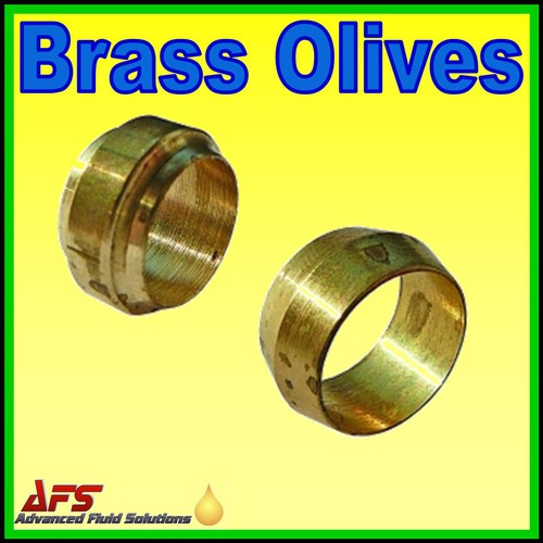 Brass barrel stepped olives - barrel,