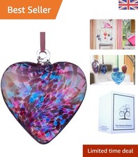Blue & Pink Hanging Glass