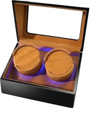 Watch Dual Watch Winder Box w/