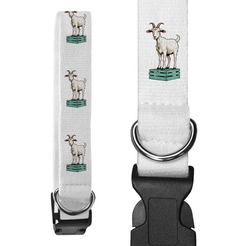 Goat crate dog collars - 'goat, crate'