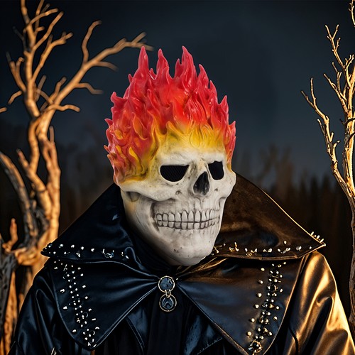 Halloween head masks party - 3d,