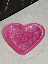 Hot Pink  Glitter Heart