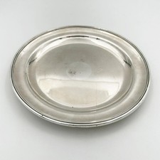 PAIR DINNER PLATES OLD SHEFFIELD PLATE WILLIAM IV c1835