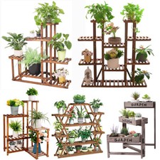Multi tier flower rack - tier, wooden