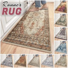 Non Slip Hall Runner Rug Long Hallway Runner Kitchen Carpet Door Mats Floor Mats