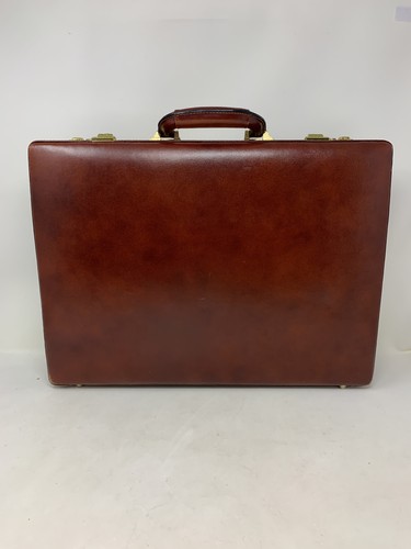 Leather briefcase brown - briefcase,