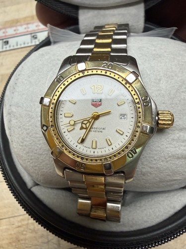Tag heuer two tone date - heuer,