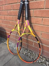Two Babolat Pure Aero Rafa Tennis Rackets Grip Size 3 - please see description