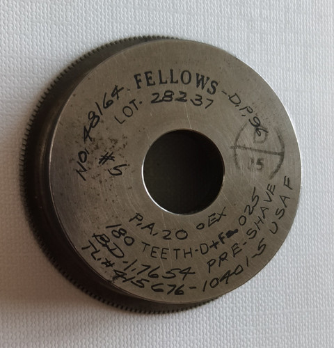 Fellows gear shaper cutter - gear,