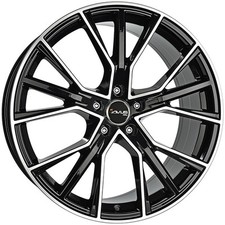 ALLOY WHEEL AVUS AF18 FOR AUDI A6 ALLROAD 9.5X21 5X112 BLACK POLISHED RX8