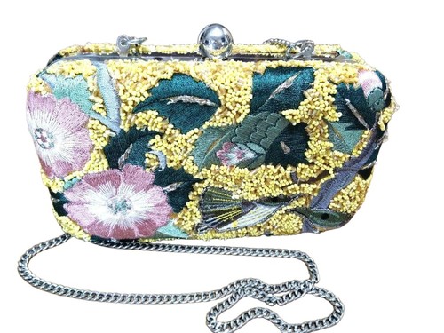Zara bead embroidery clutch - zara,