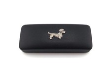 Dandie Dinmont Black PU Glasses Case Dandie Dinmont Dog Gift Spectacles Case