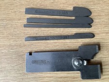 5 SPECIAL CUTTERS FOR STANLEY PLOUGH PLANE.