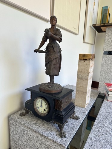French bronze and marble - french,
