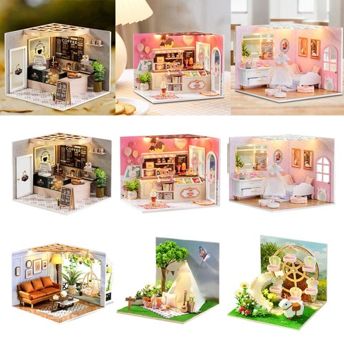 Dollhouse diy kit tiny house - diy,