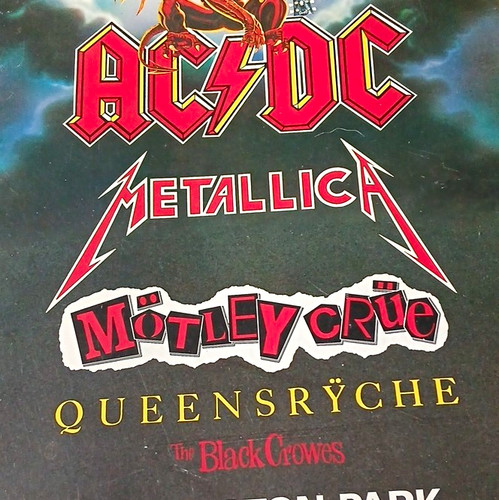 Metallica motley crue - ac/dc,
