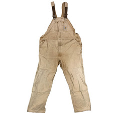 Carhartt Cream Canvas Bib