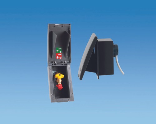 Gas bbq outlet point - gas, box