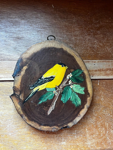Handpainted yellow black - yellow, &