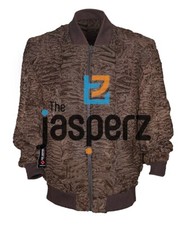 Fluffy Brown Real Astrakhan