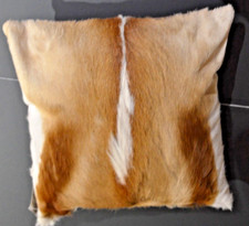Springbuck / Springbok Skin Cushion Pillow  16" x 16"